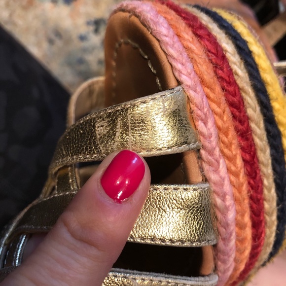Kate Spade Rainbow Rope Wedges - Picture 5 of 6